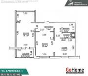 Купить 2-комнатную квартиру, Фаниполь, Брестская ул., 1 Фаниполь