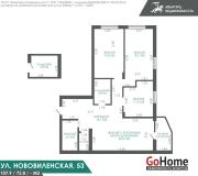 Купить 3-комнатную квартиру, Минск, Нововиленская ул., 53 (Центральный район) Минск