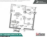 Купить 2-комнатную квартиру, Минск, Независимости просп., 88 (Первомайский район) Минск