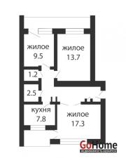 Купить 3-комнатную квартиру, Брест, Крупской ул. Брест