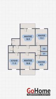 Купить 4-комнатную квартиру, Брест, Дубровская ул. Брест