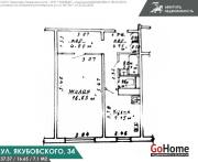 Купить 1-комнатную квартиру, Минск, Якубовского ул., 34 (Фрунзенский район) Минск