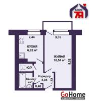 Купить 1-комнатную квартиру, Минск, Богдановича ул., 143 (Советский район) Минск
