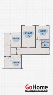 Купить 3-комнатную квартиру, Брест, Волгоградская ул. Брест