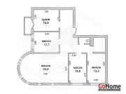 Купить 4-комнатную квартиру, Брест, Центр, ул. Зубачева Брест