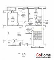 Купить 3-комнатную квартиру, Минск, ул. Аэродромная, д. 5/2 (Октябрьский район) Минск