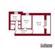 Купить 2-комнатную квартиру, Пинск, Первомайская, 110 Пинск