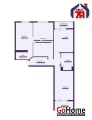 Купить 4-комнатную квартиру, Минск, Чюрлениса ул., 24 (Московский район) Минск