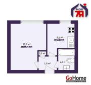 Купить 1-комнатную квартиру, Вилейка, Гагарина ул., 9 Вилейка