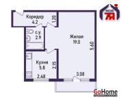 Купить 1-комнатную квартиру, Минск, Гикало ул., 16(Советский район) Минск