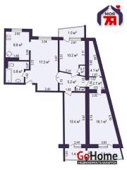 Купить 4-комнатную квартиру, Солигорск, Набережная ул., 7 Солигорск