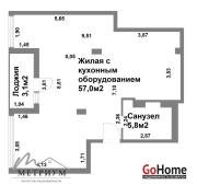 Купить 1-комнатную квартиру, Минск, Мира просп., 2 (Октябрьский район) Минск