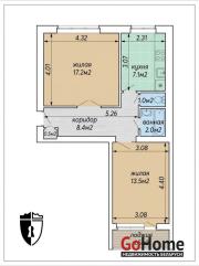 Купить 2-комнатную квартиру, Минск, Асаналиева, 20/1 (Октябрьский район) Минск