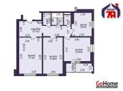 Купить 3-комнатную квартиру, Минск, Ауэзова ул., 8/А (Заводской район) Минск