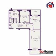 Купить 3-комнатную квартиру, Минск, Глебки ул., 12 (Фрунзенский район) Минск