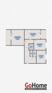 Купить 3-комнатную квартиру, Брест, Герцена ул. Брест