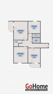 Купить 3-комнатную квартиру, Брест, Гаврилова ул. Брест
