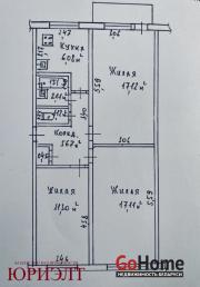 Купить 3-комнатную квартиру, Гомель, Волгоградская, 23 Гомель
