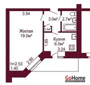 Купить 1-комнатную квартиру, Гродно, Томина, 12А Гродно