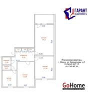 Купить 3-комнатную квартиру, Минск, Асаналиева ул., 5 (Октябрьский район) Минск