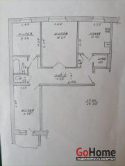 Купить 3-комнатную квартиру, Витебск, Чкалова, 54/1 Витебск