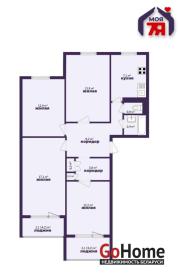 Купить 4-комнатную квартиру, Минск, Менделеева ул., 8 (Партизанский район) Минск