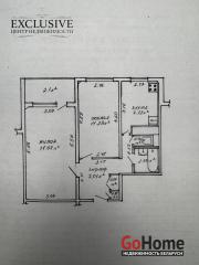 Купить 2-комнатную квартиру, Минск, Алибегова ул., 3 (Московский район) Минск