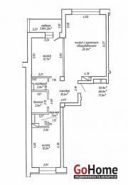 Купить 3-комнатную квартиру, Минск, Дзержинского, 94 (Московский район) Минск
