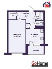 Купить 1-комнатную квартиру, Минск, Асаналиева ул., 2(Октябрьский район) Минск