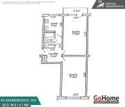 Купить 2-комнатную квартиру, Минск, Калиновского ул., 73/2 (Первомайский район) Минск