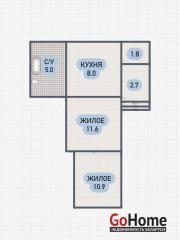 Купить 2-комнатную квартиру, Брест, Боброва ул. Брест