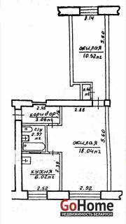 Купить 2-комнатную квартиру, Минск, Осипенко, 28 (Центральный район) Минск