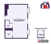 Купить 1-комнатную квартиру, Минск, Виталия Цвирко ул., 65 (Советский район) Минск