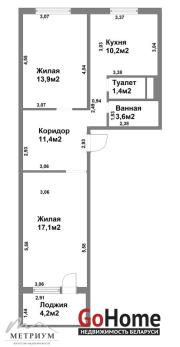 Купить 2-комнатную квартиру, Минск, Корзюки ул., 44 (Заводской район) Минск
